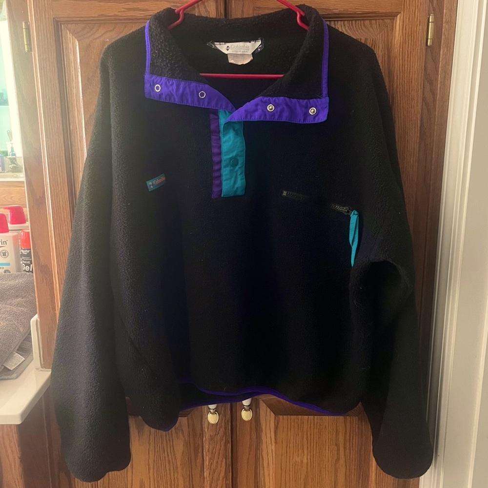Large Vintage Columbia Fleece Pullover